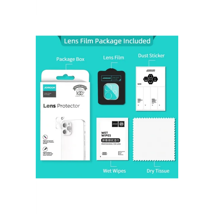 Joyroom PF729 İphone 12 Pro Kamera Lens Koruyucu