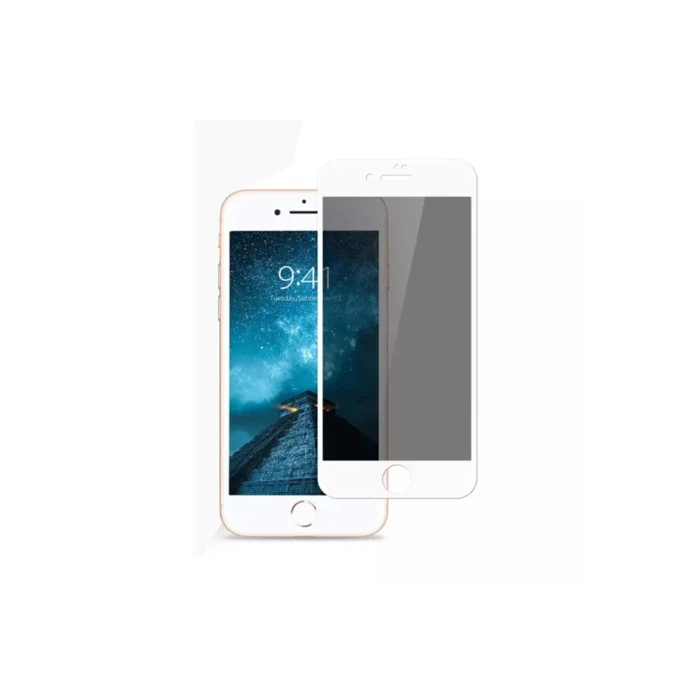 Joyroom Privacy Full Ekran Koruyucu Cam Beyaz İphone 7-8 Plus