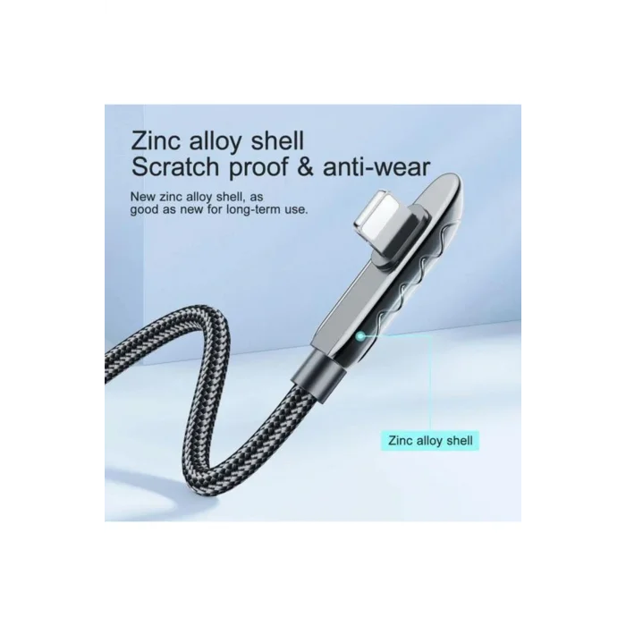 Joyroom S-1230K3 Gaming 2.4A USB Lightning Şarj ve Data Kablosu