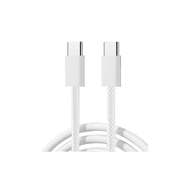 Joyroom S-A45 İphone Uyumlu Hasır Yeni Tip Type-cden Type-c Şarj Kablosu 60W