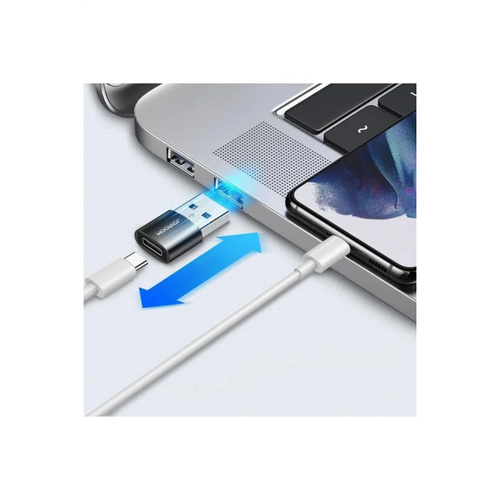 Joyroom S-H152 Adaptörü USB to Type-C Siyah
