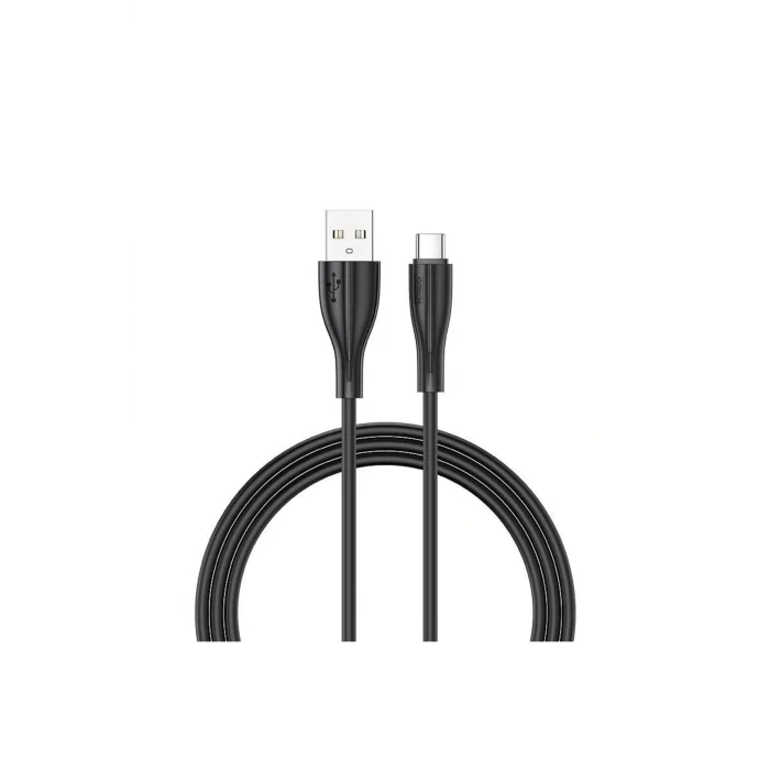 Joyroom S-M405 2.4A Type-C Şarj ve Data Kablosu PVC 2M Siyah