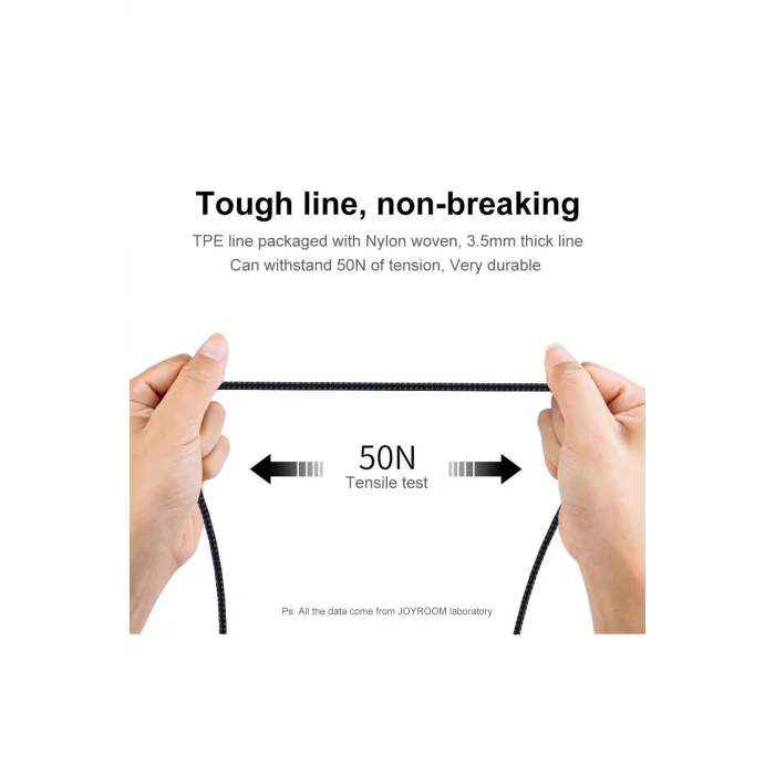 Joyroom S-T507M Type-C Şarj ve Data Kablosu 2 Metre Beyaz