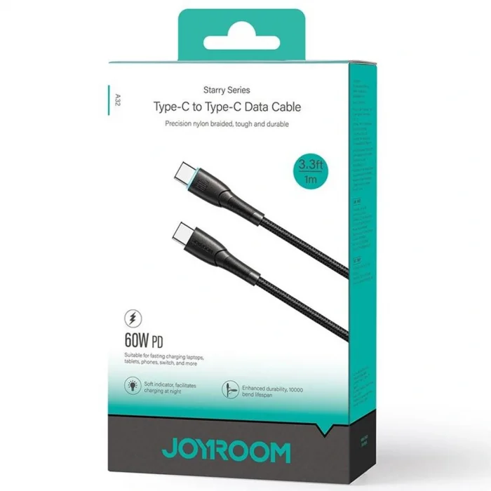Joyroom SA32-CC3 Starry Series 60w Type-C Hızlı Şarj Kablosu