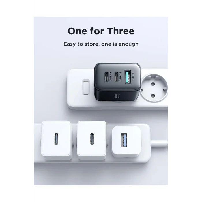 Joyroom TCF10 1 Usb 2 Type-c Çıkışlı 32w Şarj Adaptörü