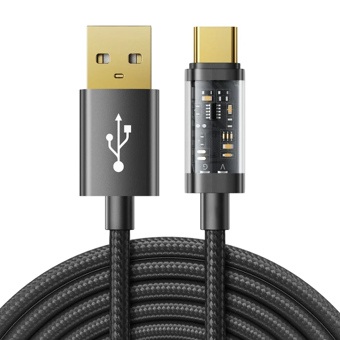 Joyroom USB-A to Type-C 3A Metal Kablo 1,2 Metre