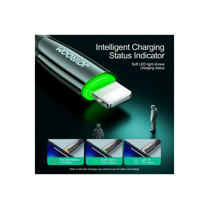 Joyroom Usb lighting Akıllı power off Kablo