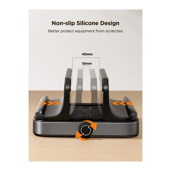 Joyroom Zs374 Dikey Laptop Telefon Ve Tablet Tutucu Masaüstü Organizer Stand