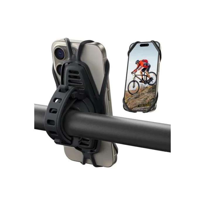 Joyroom ZS382 Silikon Bisiklet Ve Motosiklet Uyumlu Telefon Tutucu