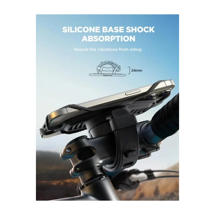 Joyroom ZS382 Silikon Bisiklet Ve Motosiklet Uyumlu Telefon Tutucu