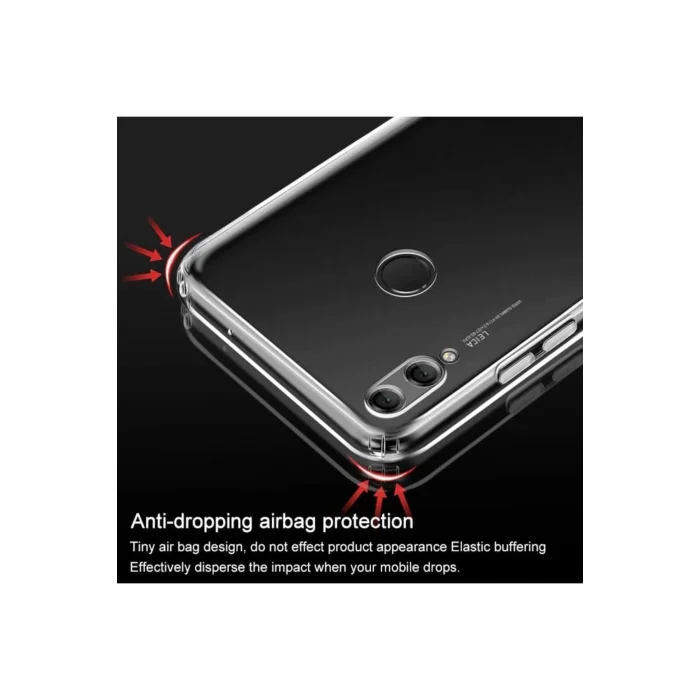 Oppo A15S Tıpalı Kamera Korumalı Şeffaf Silikon Kılıf