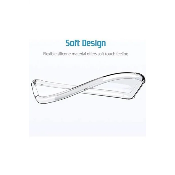 Oppo A15S Tıpalı Kamera Korumalı Şeffaf Silikon Kılıf