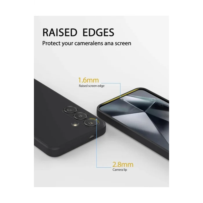 Samsung Galaxy A05S Premier Siyah Silikon Telefon Kılıfı