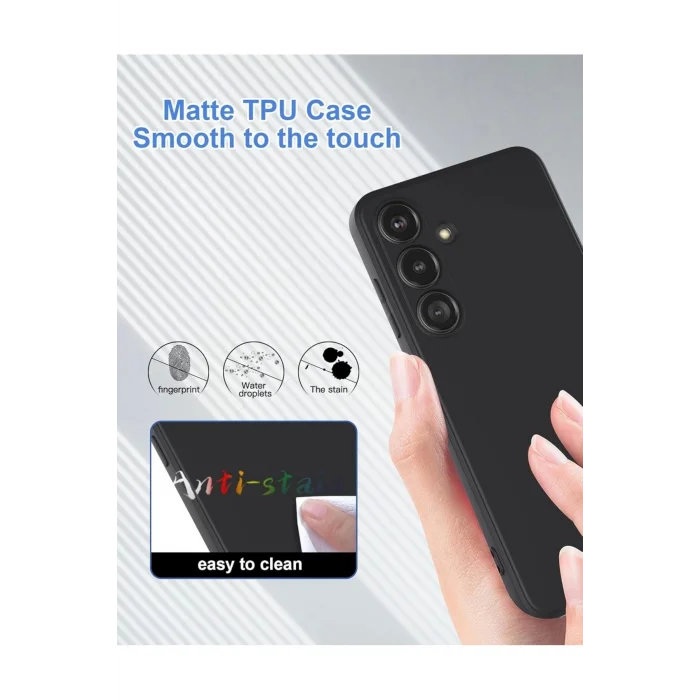 Samsung Galaxy A05S Premier Siyah Silikon Telefon Kılıfı