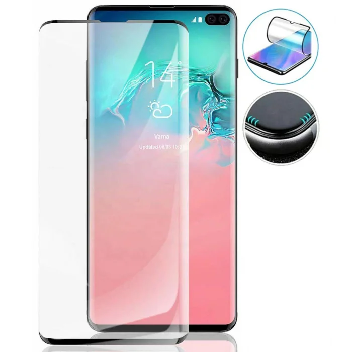 Samsung Galaxy S10 Plus ile Uyumlu Polimer Nano Ekran Koruyucu