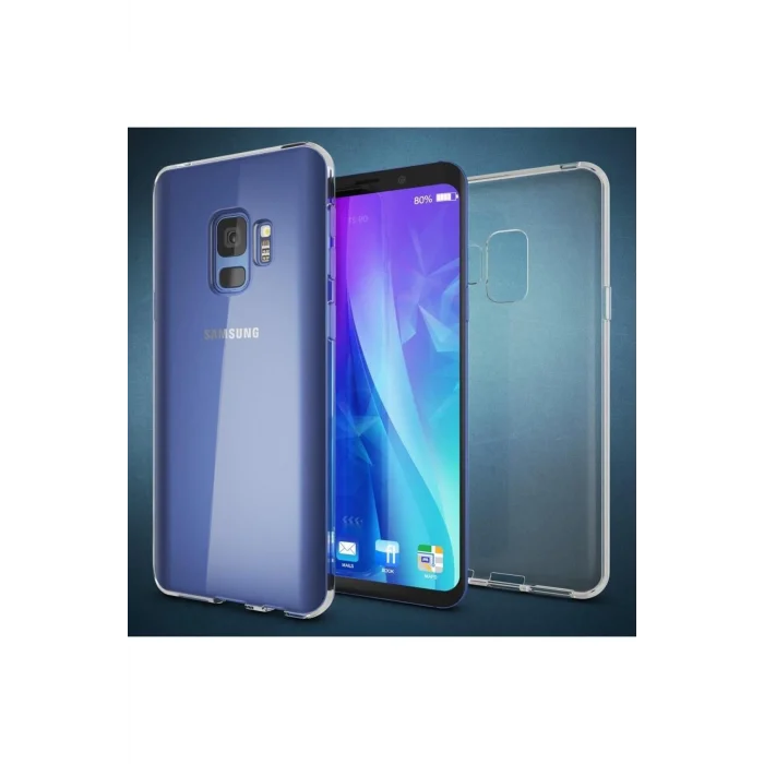 Samsung S9 Plus Crystal Şeffaf Silikon Kapak