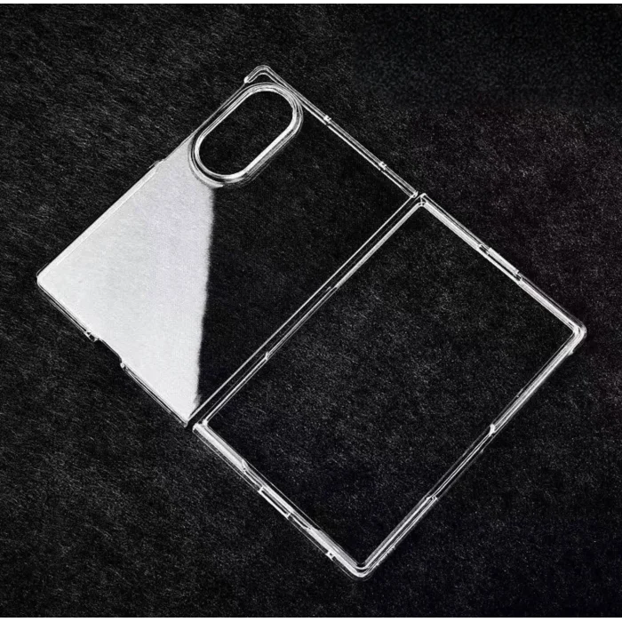 Samsung Z Fold 8 Şeffaf Sert Kılıf