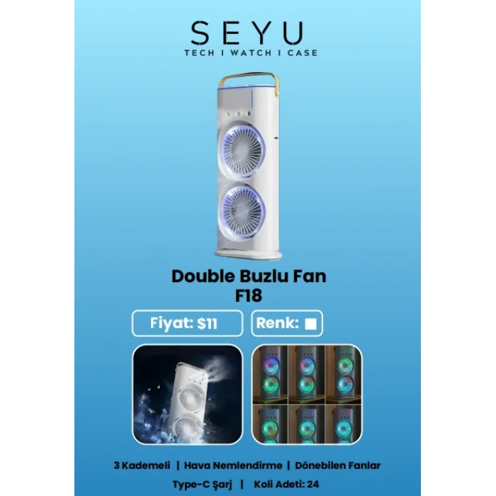 Seyü Duble Buzlu fan