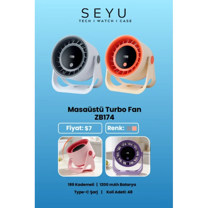 Seyü Masaüstü Turbo Fan