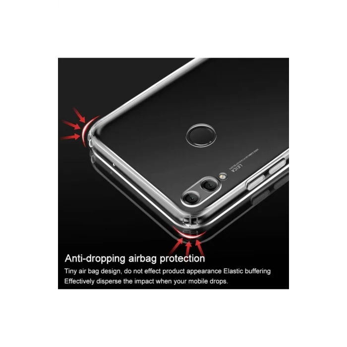 Xiaomi Redmi Note 9 Tıpalı Kamera Korumalı Şeffaf Silikon Kılıf