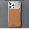 iPhone 15 Pro Max Parfümlü Koku Hazneli MagSafe Uyumlu Deri Kılıf