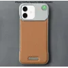 iPhone 16 Plus Parfümlü Koku Hazneli MagSafe Uyumlu Deri Kılıf