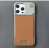 iPhone 16 Pro Max Parfümlü Koku Hazneli MagSafe Uyumlu Deri Kılıf