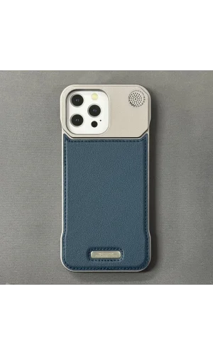 iPhone 16 Pro Max Parfümlü Koku Hazneli MagSafe Uyumlu Deri Kılıf