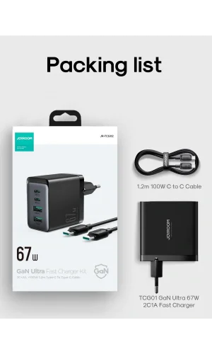 Joyroom 67 W Pd Usb Çoklu Şarj Kablosu