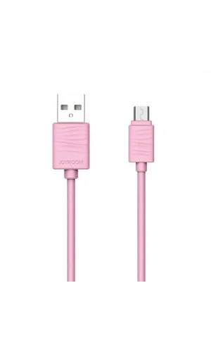 Joyroom JR-S118 Micro USB Hızlı Şarj ve Data Kablosu 1m Pembe