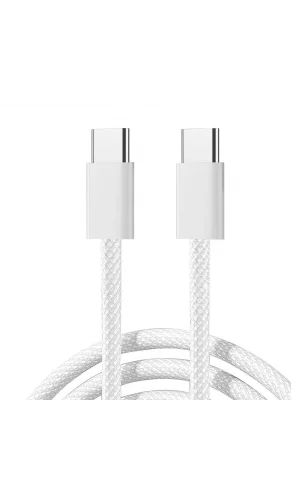 Joyroom S-A45 İphone Uyumlu Hasır Yeni Tip Type-cden Type-c Şarj Kablosu 60W