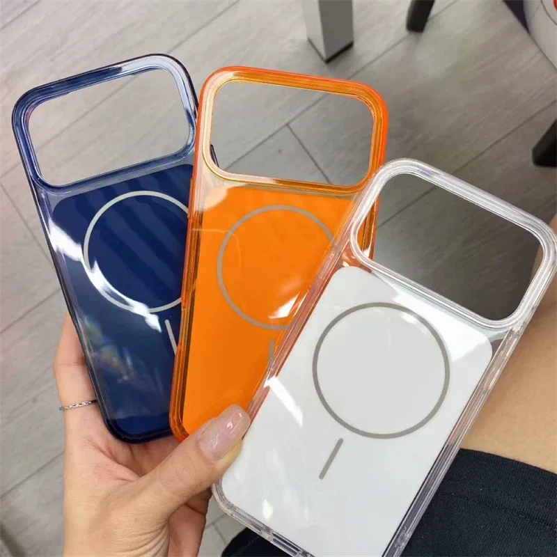 iPhone 17 Pro Max Ve 18 Pro Max İle Uyumlu Akıllı Tuşlu Animasyonlu Smart Clear Kılıf