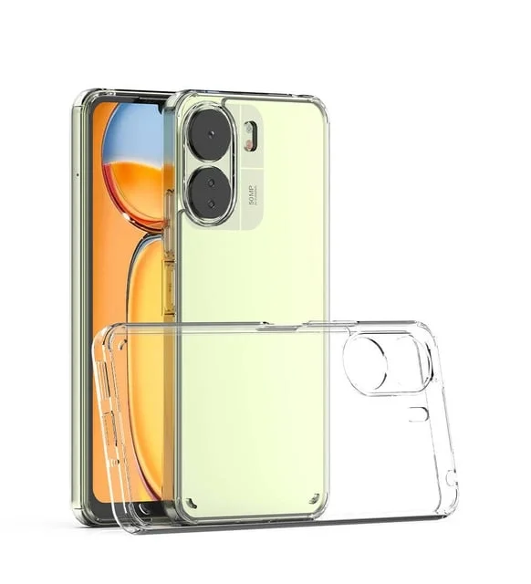 Redmi 13c Sert Şeffaf Telefon Kılıfı