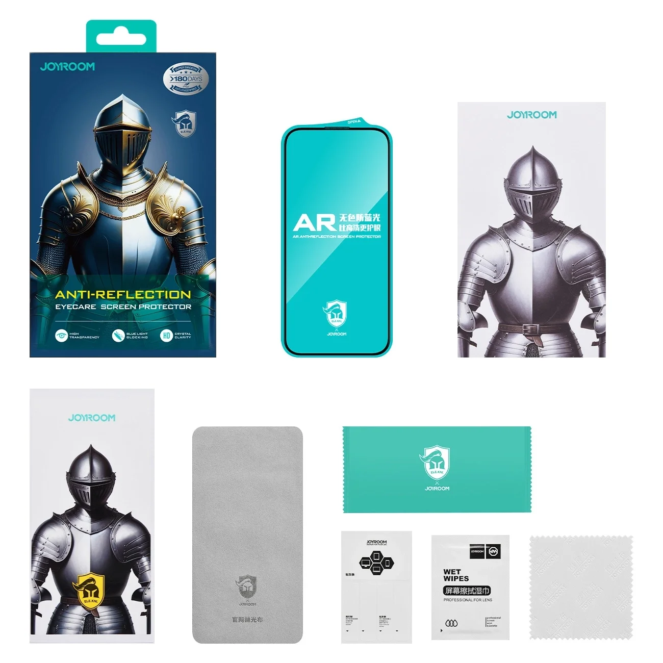 Joyroom İphone 15 Pro Anti-Reflection Gerçek Gorilla Glass Cam Ekran Koruyucu