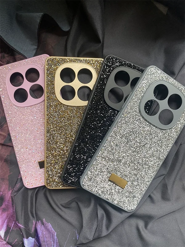 Redmi Note 14 Pro İle Uyumlu İnce Parlak Taşlı Premium Sw Telefon Kılıfı