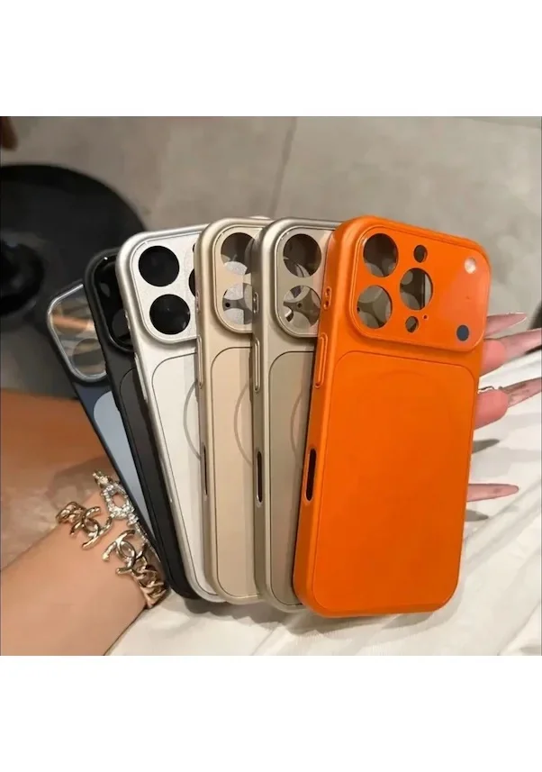 İphone 17 Pro Max Magsafe Özellikli Tam Kapatan Lensli Change Telefon Kılıfı