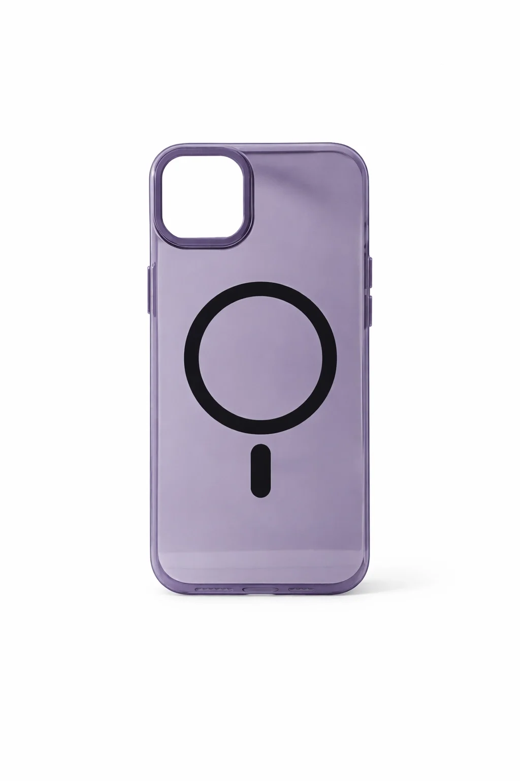 İphone 14 Pro Hybrid Magsafe Sert Mor Telefon Kılıfı