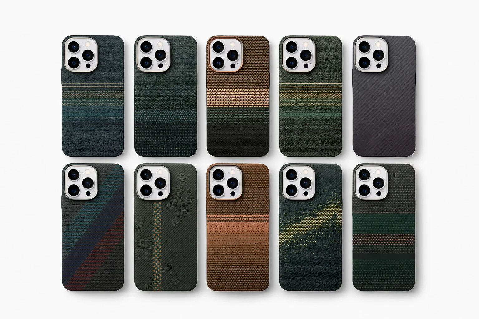 İphone 16 Pro ile Uyumlu Magsafe Özellikli Knt Kevlar Telefon Kılıfı