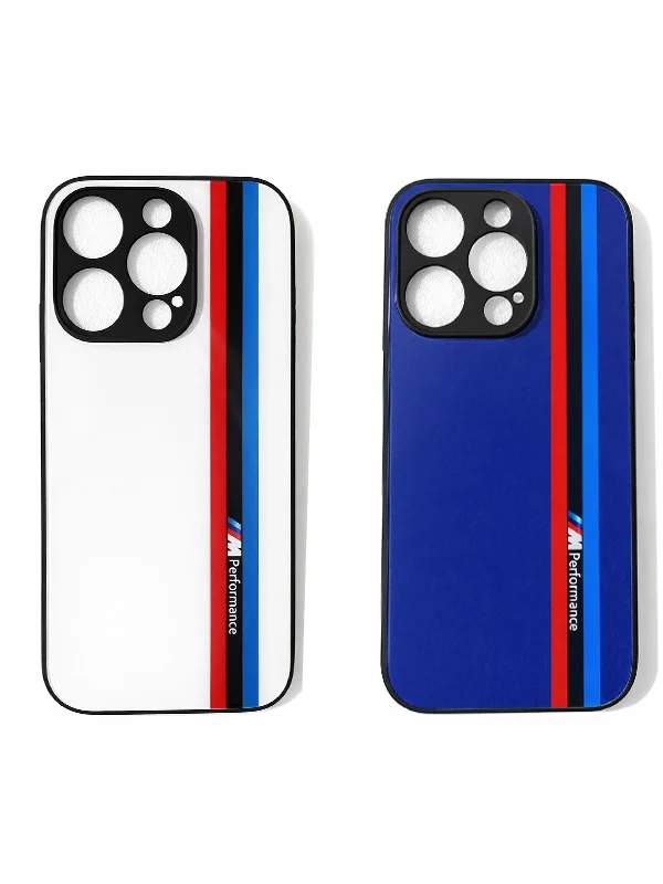 İphone 15 Pro ile Uyumlu Desenli Cam Telefon Kılıfı