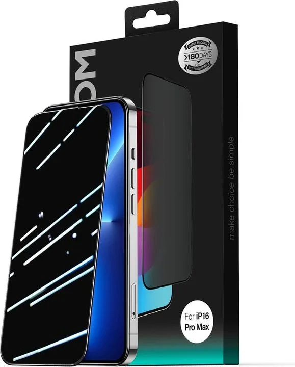 Joyroom İphone 16 Plus ile Uyumlu Privacy Cam Ekran Koruyucu