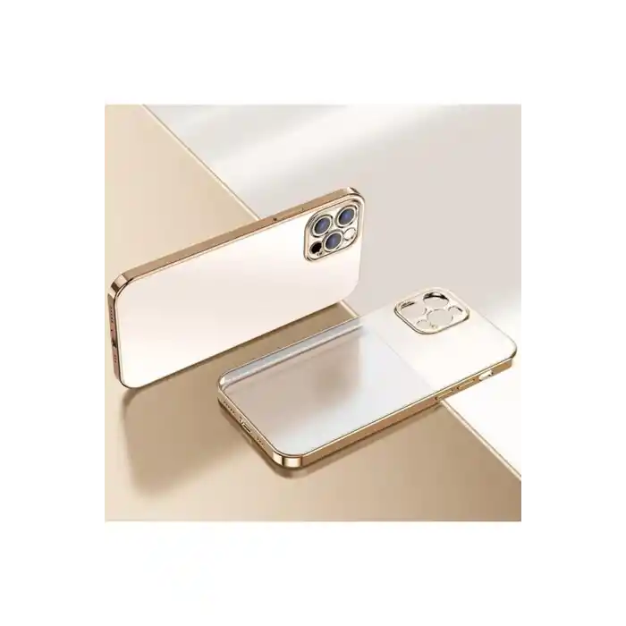 İphone 14 Plus Lazer Kamera Lens Korumalı Plating Telefon Kılıf&Kapak