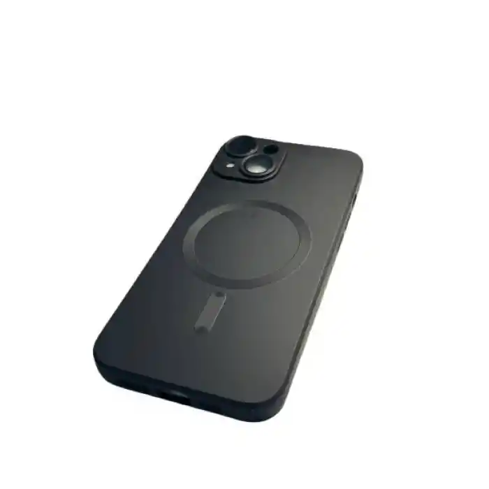 İphone 14 Plus Metalic Magsafe Silikon Kılıf