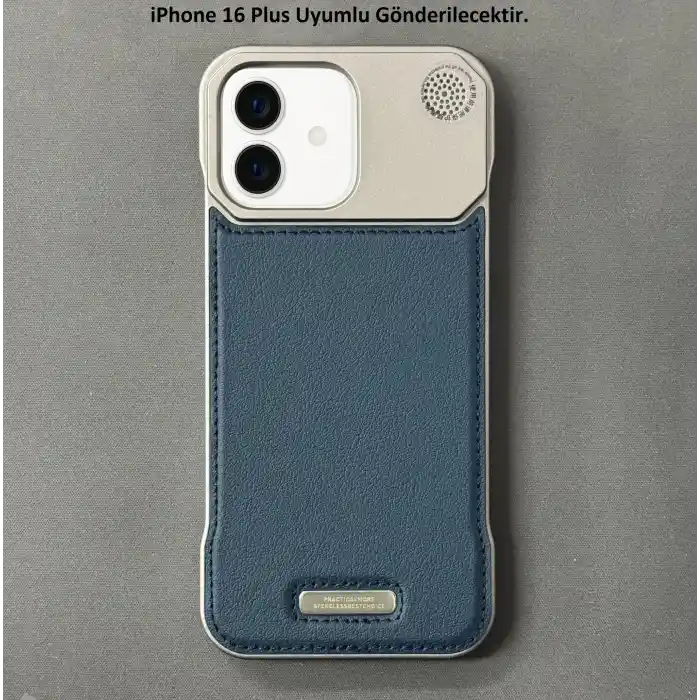 iPhone 16 Plus Parfümlü Koku Hazneli MagSafe Uyumlu Deri Kılıf