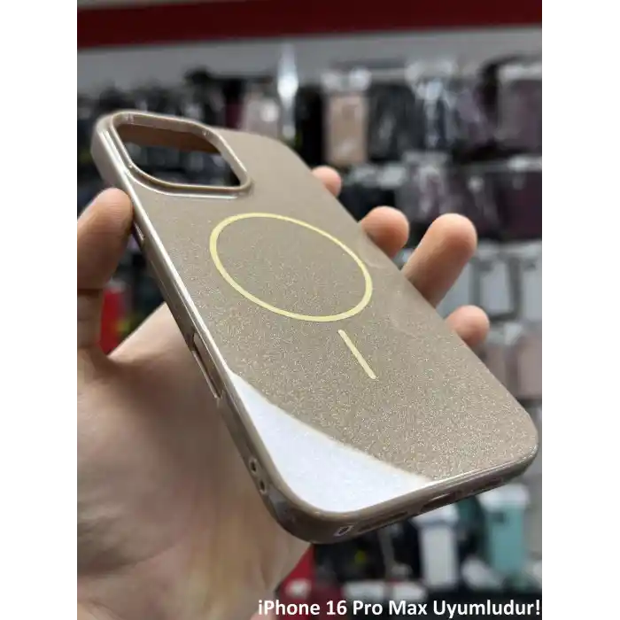 İphone 16 Pro Max Uyumlu Premium Özel Seri Magsafe Think Kılıf