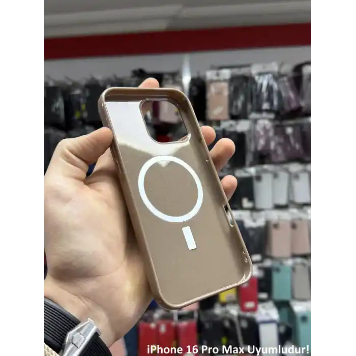 İphone 16 Pro Max Uyumlu Premium Özel Seri Magsafe Think Kılıf
