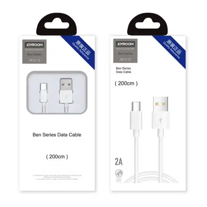 Joyroom Jr S113 Ben Serisi 2A iPhone Lightning 2 Metre  Hızlı Şarj Kablosu