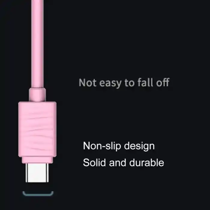 Joyroom JR-S118 Type-C USB Hızlı Şarj ve Data Kablosu 1m Pembe