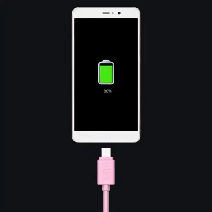 Joyroom JR-S118 Type-C USB Hızlı Şarj ve Data Kablosu 1m Pembe