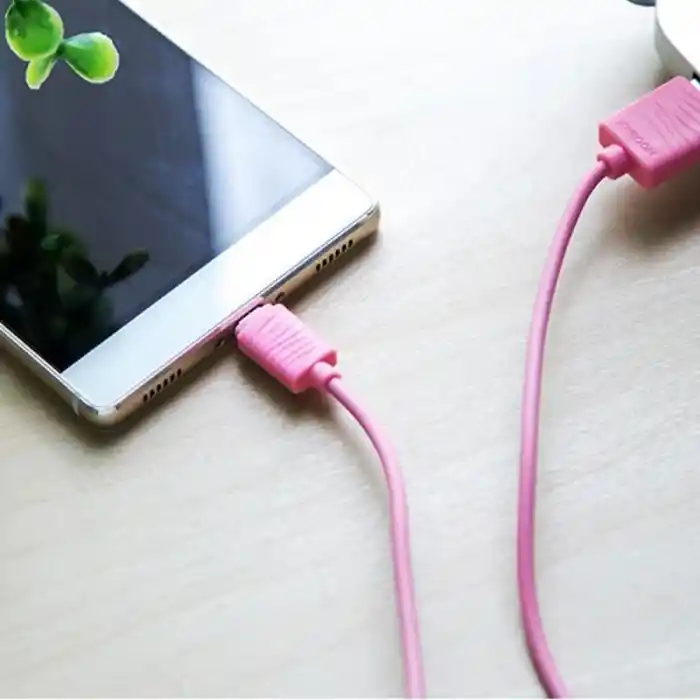 Joyroom JR-S118 Type-C USB Hızlı Şarj ve Data Kablosu 1m Pembe