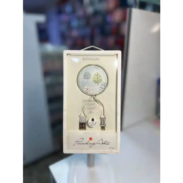 Joyroom Jungle Seri Makaralı Uzatılabilir Micro Usb Şarj Kablosu